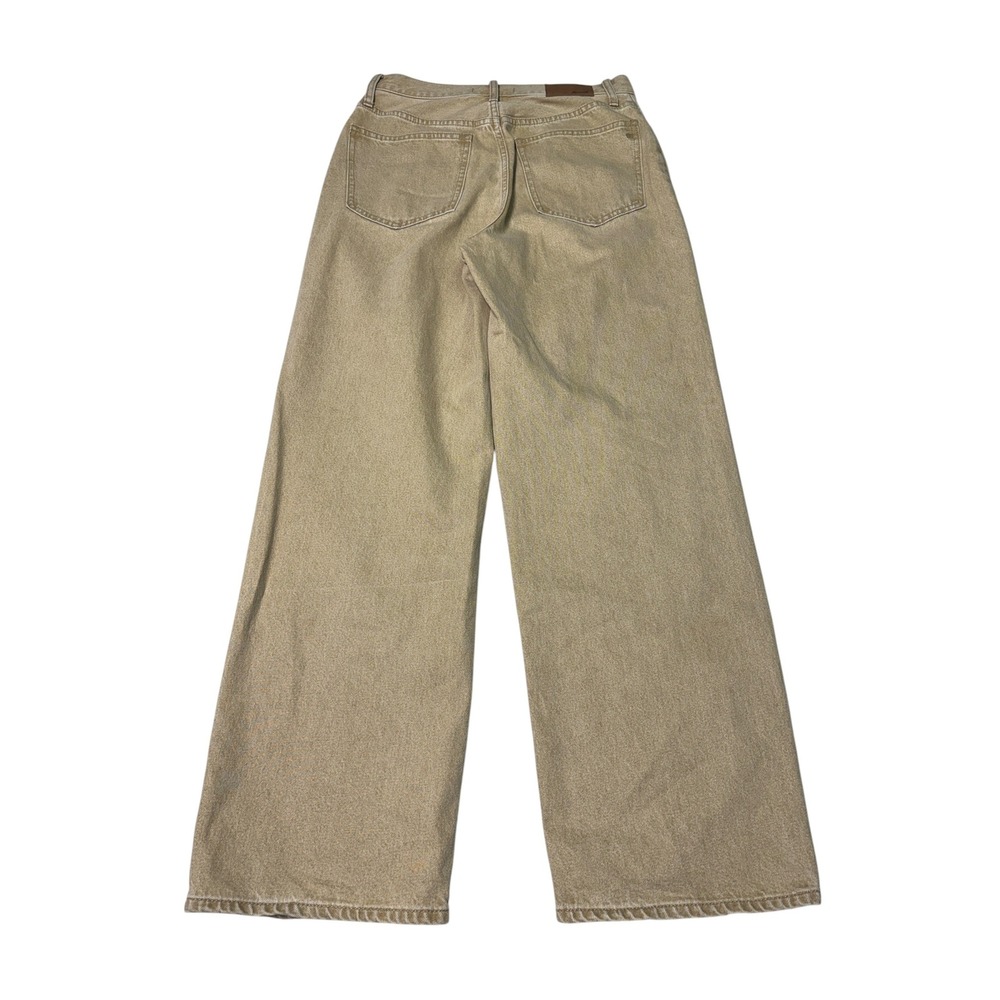 Madewell The Perfect Vintage Wide-Leg Jean Tan Brown 100% Cotton Womens 28X30 - Picture 6 of 12